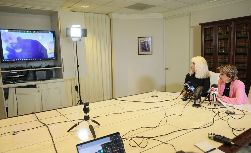 Gloria Allred And Her Client, A Photojournalist Hold Press Conference To Announce Filing Of Lawsuit Against Kanye West (Ye)