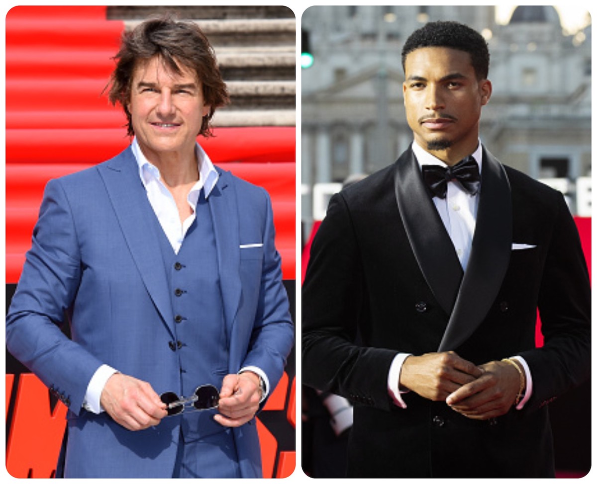 Greg Tarzan Davis side by side Tom Cruise