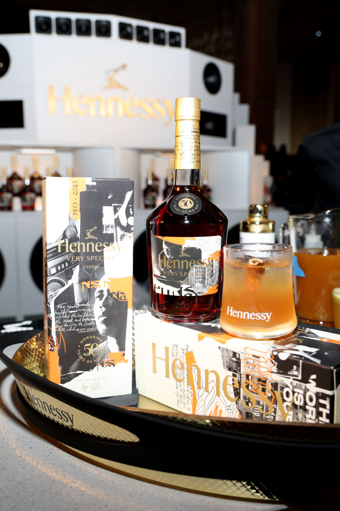 Hennessy & Nas Celebrate Hip Hop’s 50th Anniversary With A Collaborative Limited Edition Bottle in New York City on July 20, 2023