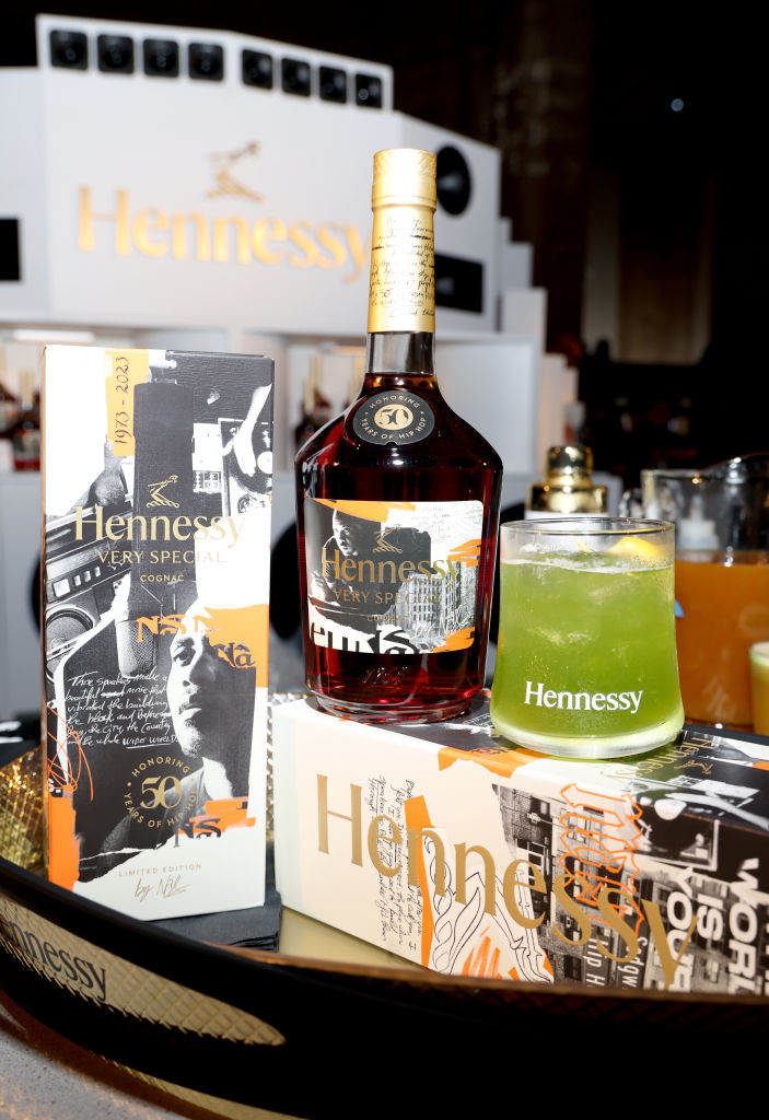 Hennessy & Nas Celebrate Hip Hop’s 50th Anniversary With A Collaborative Limited Edition Bottle in New York City on July 20, 2023