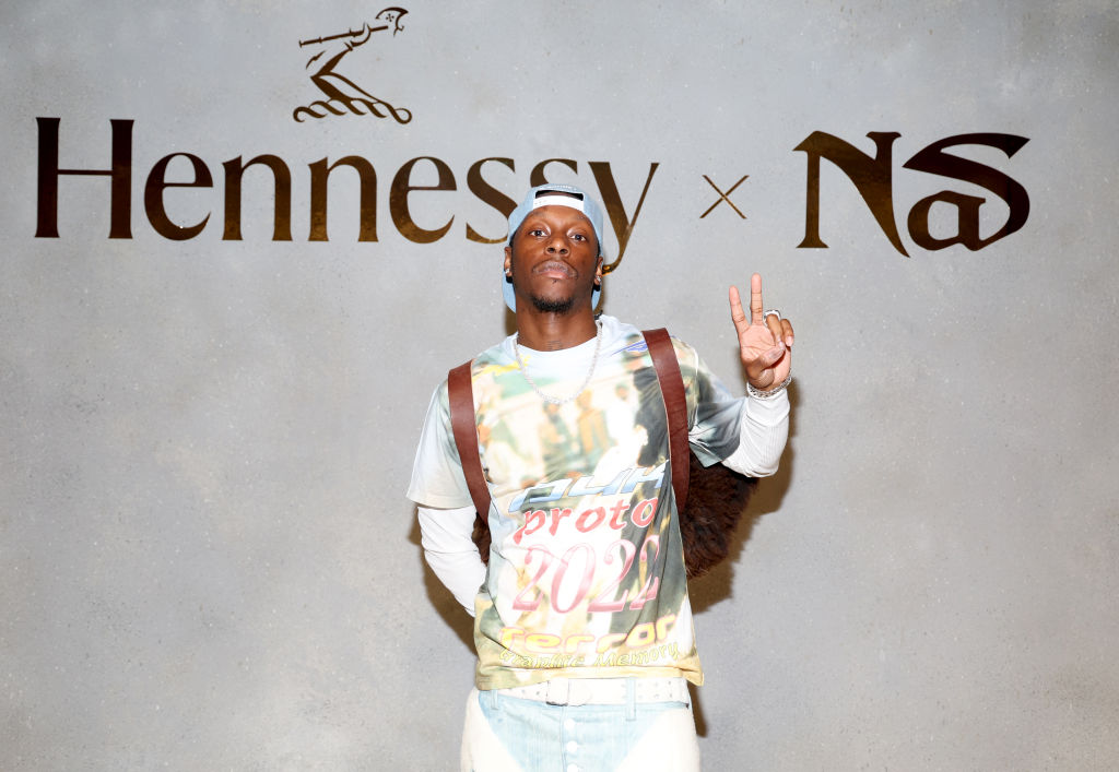 Hennessy & Nas Celebrate Hip Hop’s 50th Anniversary With A Collaborative Limited Edition Bottle in New York City on July 20, 2023