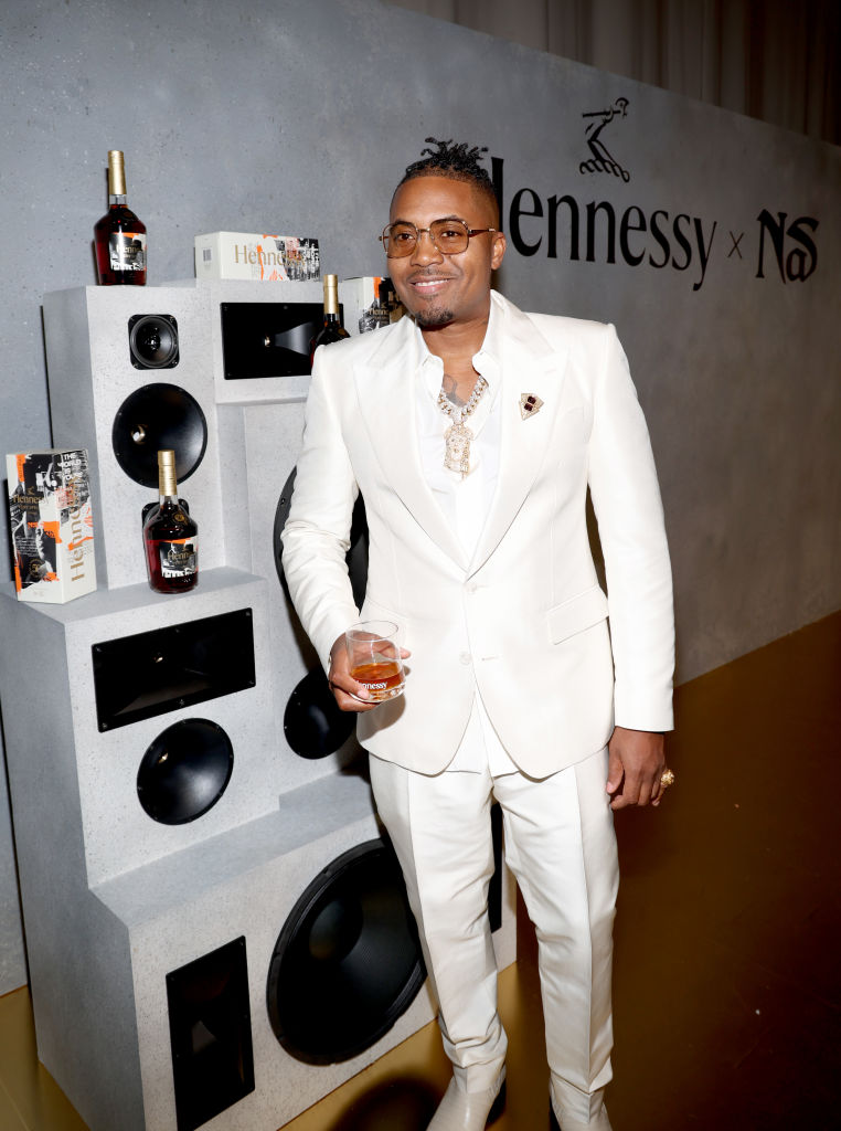 Hennessy & Nas Celebrate Hip Hop’s 50th Anniversary With A Collaborative Limited Edition Bottle in New York City on July 20, 2023