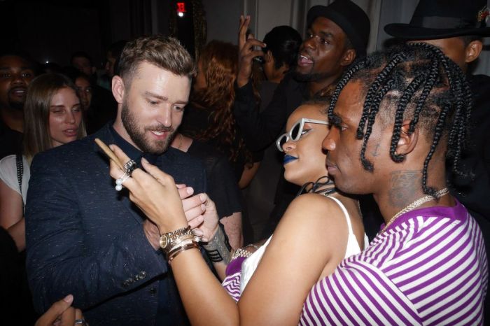 Rihanna hosts NYFW party, Spring Summer 2016, New York Fashion Week, America - 10 Sep 2015