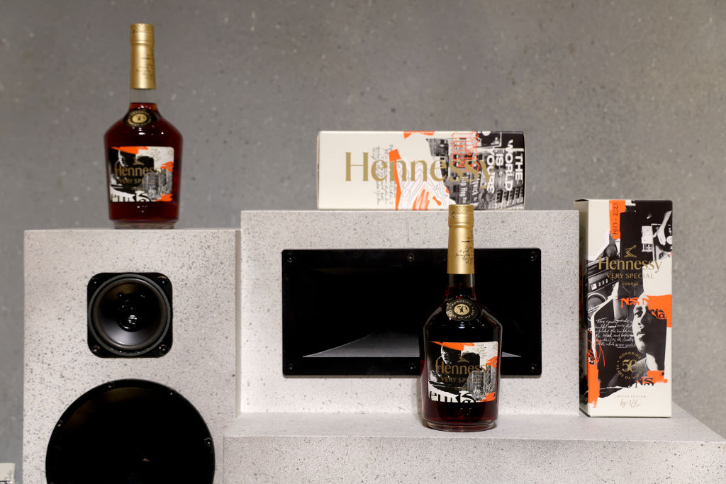 Hennessy & Nas Celebrate Hip Hop’s 50th Anniversary With A Collaborative Limited Edition Bottle in New York City on July 20, 2023