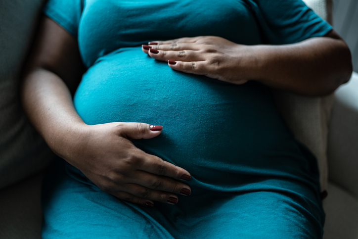 Black Pregnant Belly
