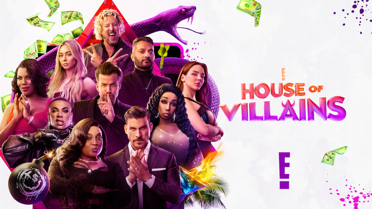 E!'s House of Villains key art