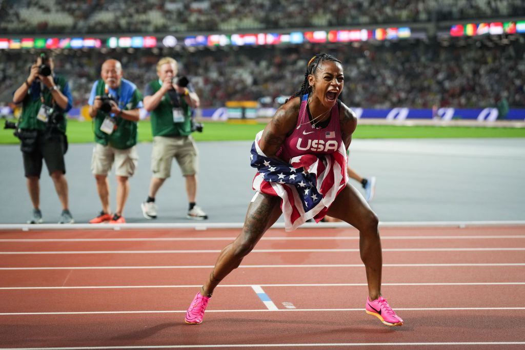 Sha'Carri Richardson - HUNGARY-BUDAPEST-ATHLETICS-WORLD CHAMPIONSHIPS-DAY 3