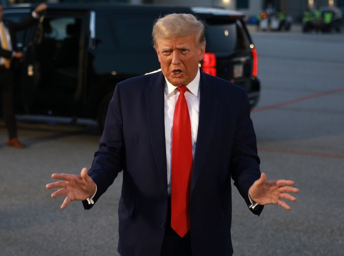 Former President Donald Trump Surrenders To Fulton County Jail In Election Case