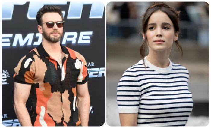 Chris Evans and Alba Baptista