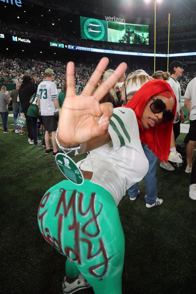 Celebrities Attend The Buffalo Bills Vs New York Jets Game