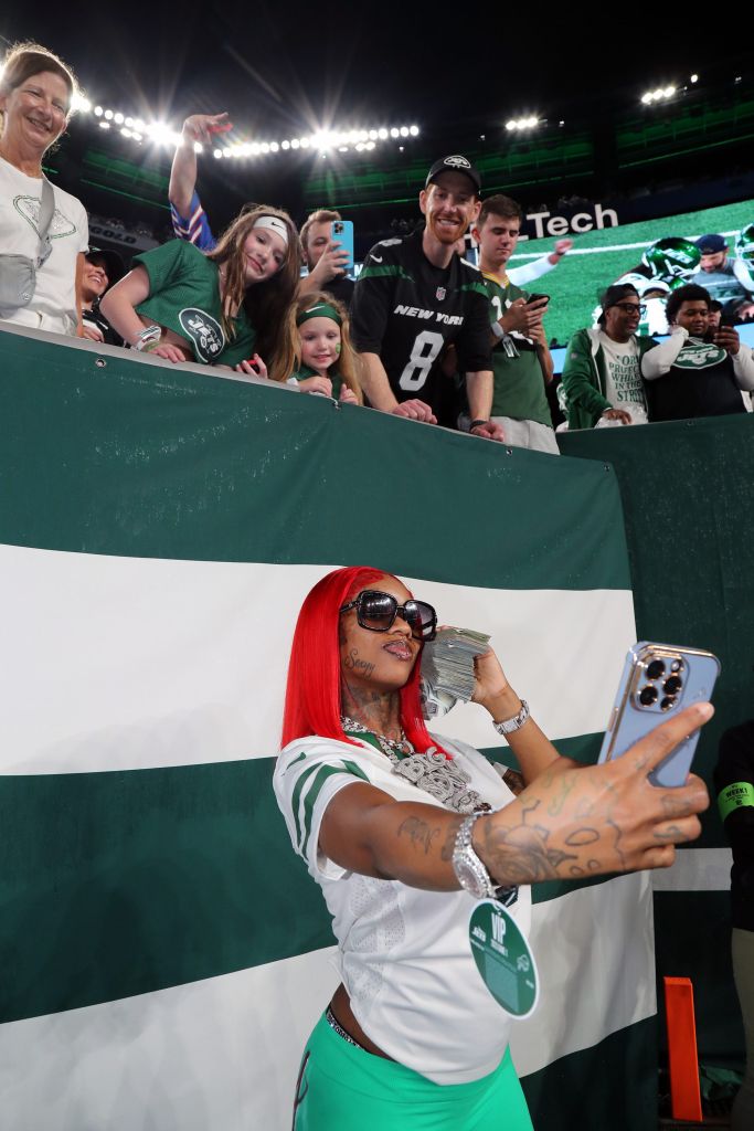 Celebrities Attend The Buffalo Bills Vs New York Jets Game