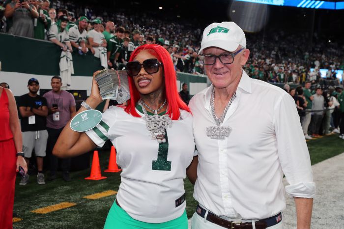 Celebrities Attend The Buffalo Bills Vs New York Jets Game