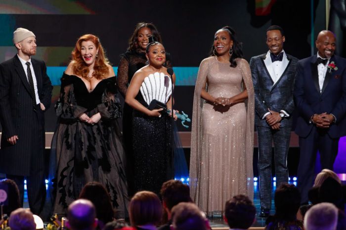 Cast of Abbott Elementary at 29th ANNUAL SCREEN ACTORS GUILD AWARDS Show Coverage