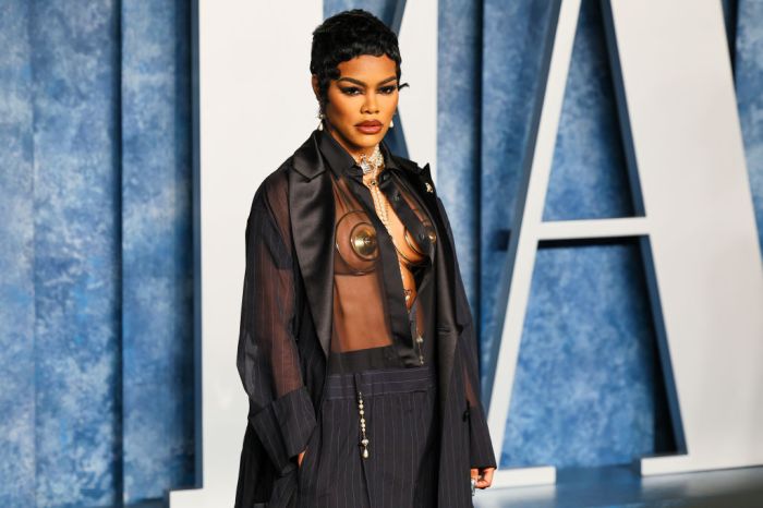 Teyana Taylor attends 2023 Vanity Fair Oscar Party Hosted By Radhika Jones - Arrivals