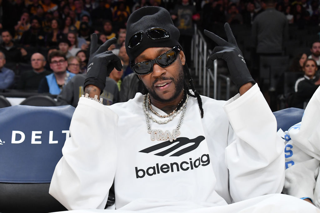 Celebrities At The Los Angeles Lakers Game