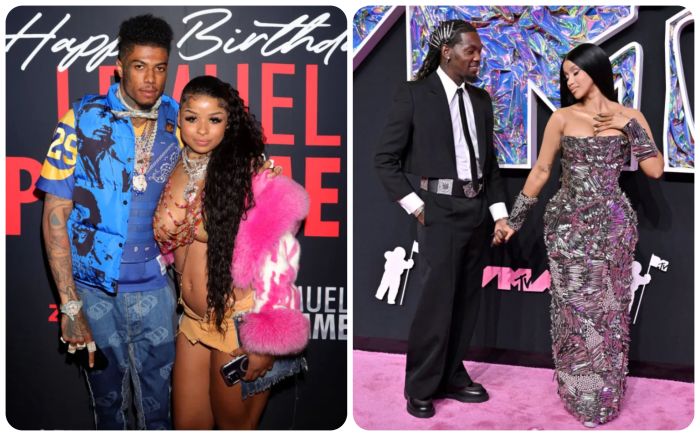 Cardi B, Offset, Chrisean Rock & Blueface