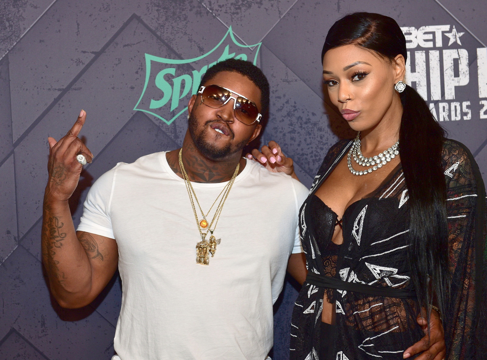 2015 BET Hip Hop Awards - Arrivals Lil Scrappy, Bambi, Divorce