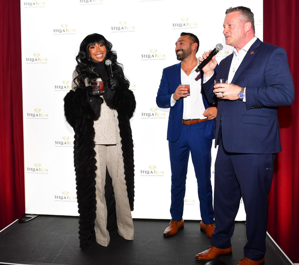 Brandy Norwood Attends Stella Rosa Event