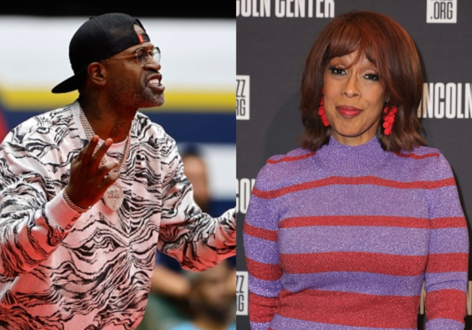 Gayle King Stephen Jackson