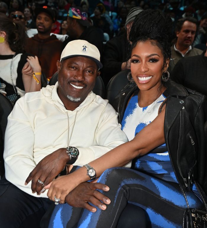 Celebrities Attend Brooklyn Nets v Atlanta Hawks