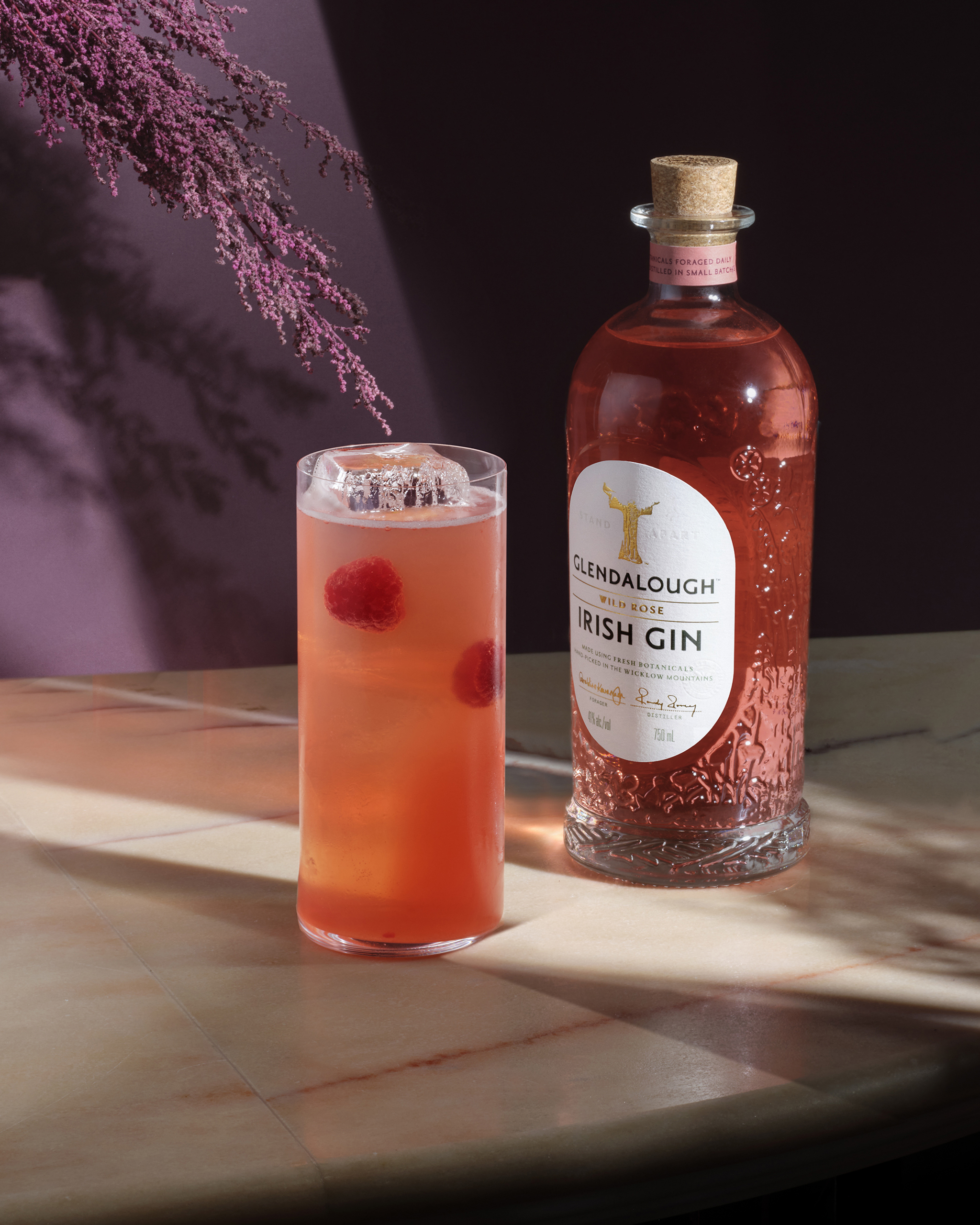 Rose and Raspberry Fizz