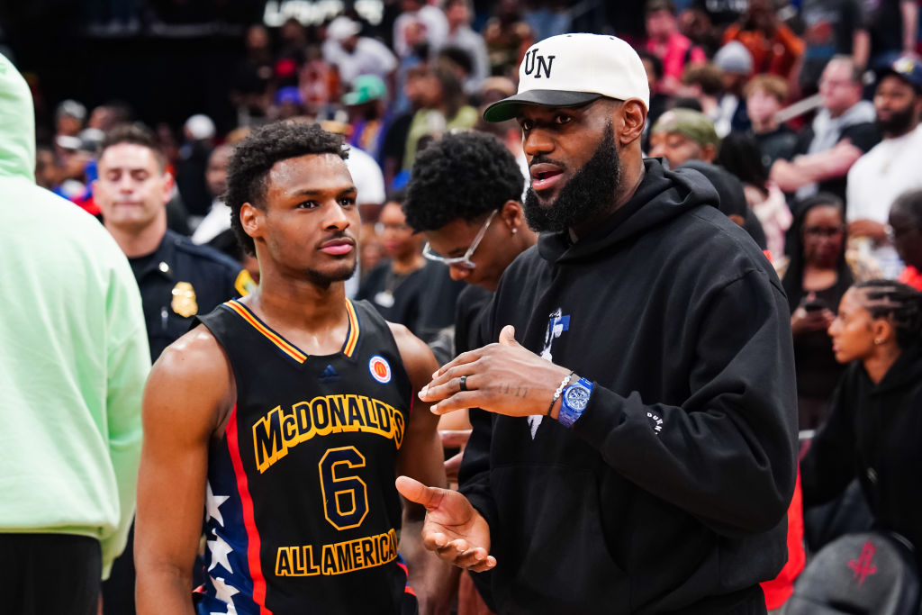 LeBron James & Bronny - 2023 McDonald's All American Game