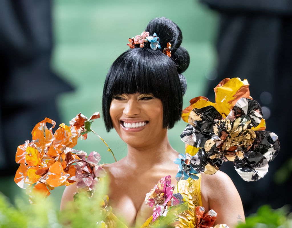 Nicki Minaj attends The 2024 Met Gala Celebrating "Sleeping Beauties: Reawakening Fashion" - Street Sightings