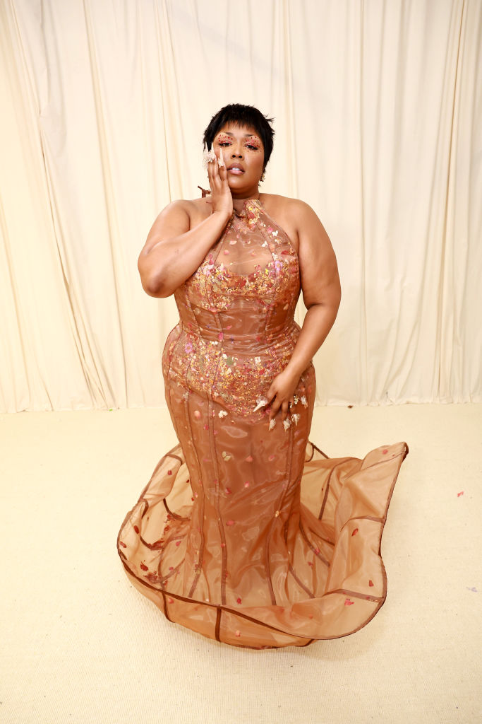 Lizzo attends The 2024 Met Gala Celebrating "Sleeping Beauties: Reawakening Fashion" - Departures