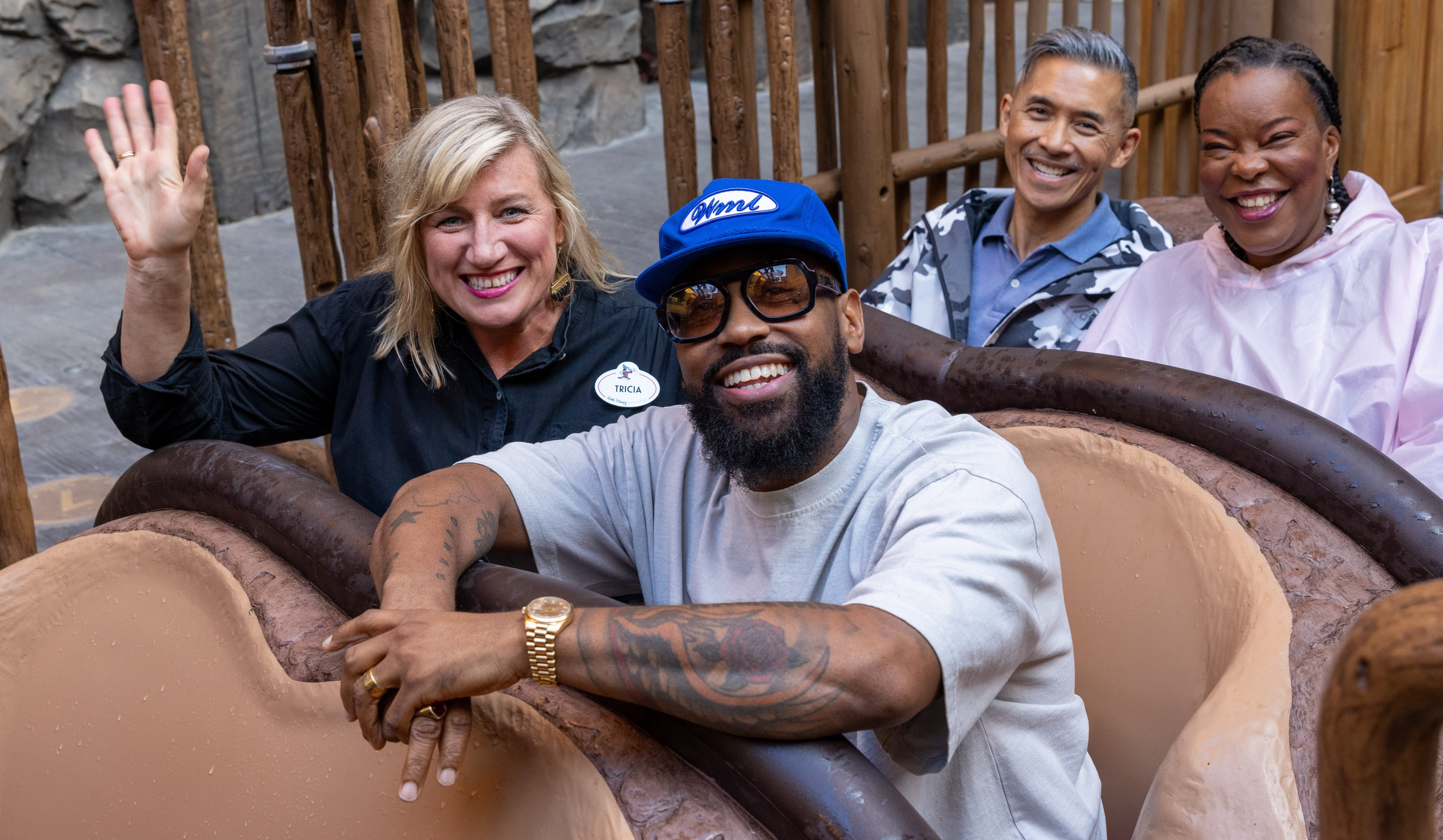 PJ Morton rides Tiana's Bayou Adventure asset