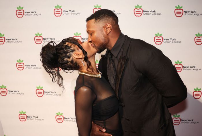 Meagan Good and Jonathan Majors attend 58th Annual Frederick Douglass Awards