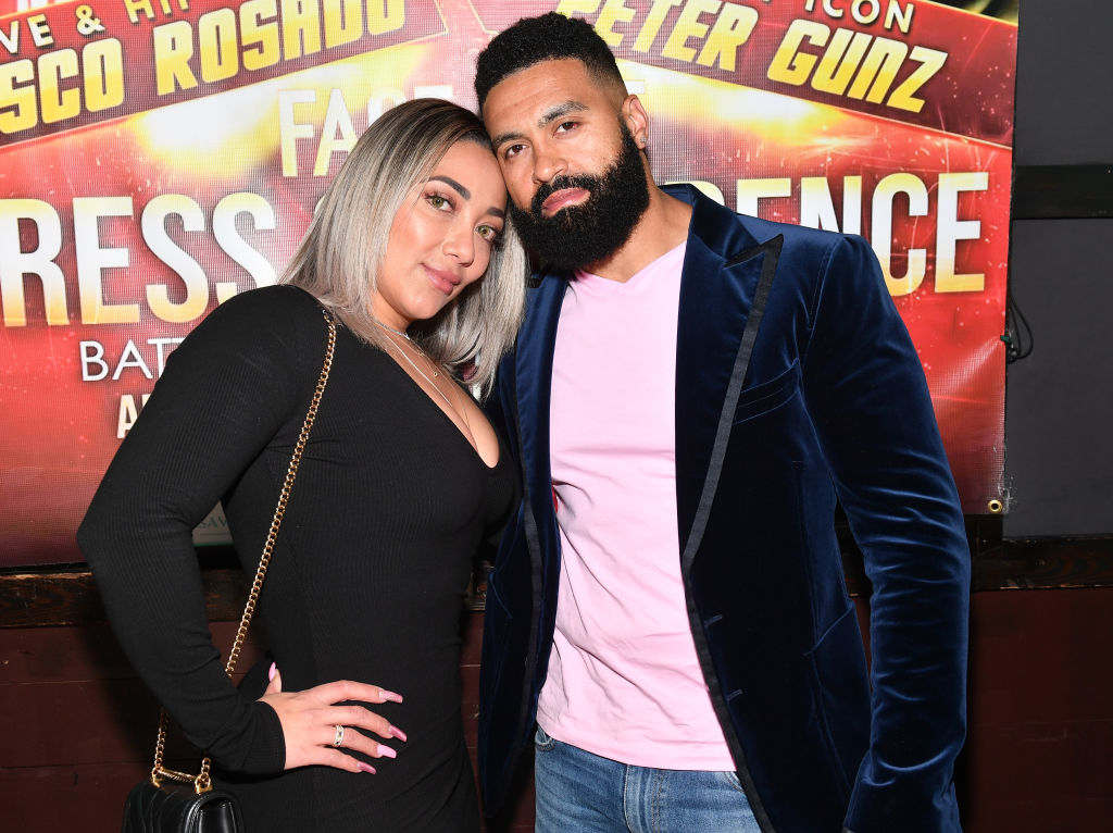 Sherien Almufti and Apollo Nida attend Celebrity Boxing Press Conference: Battle of Love & Hip Hop