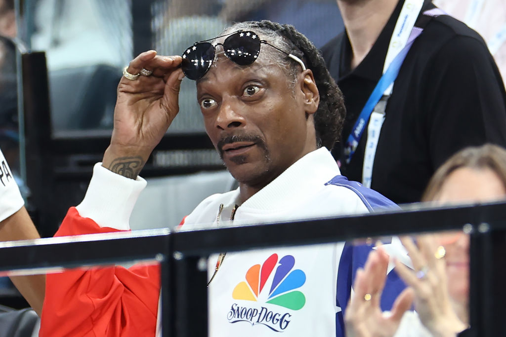 Snoop Dogg - Artistic Gymnastics - Olympic Games Paris 2024: Day 2