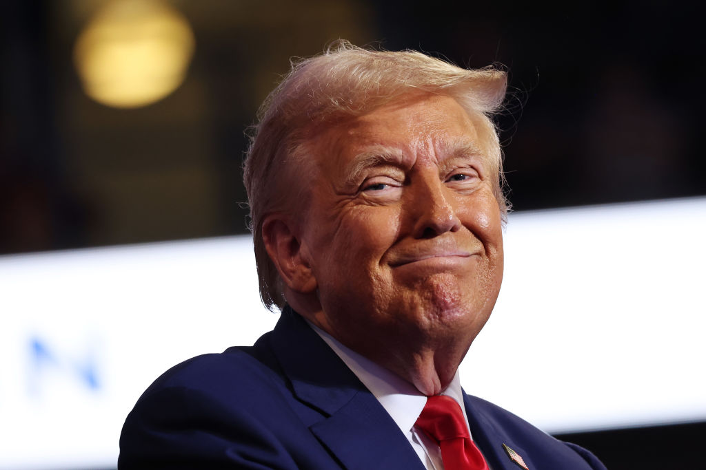 GOP Presidential Candidate Donald Trump Holds Campaign Rally In Wilkes Barre, Pennsylvania
