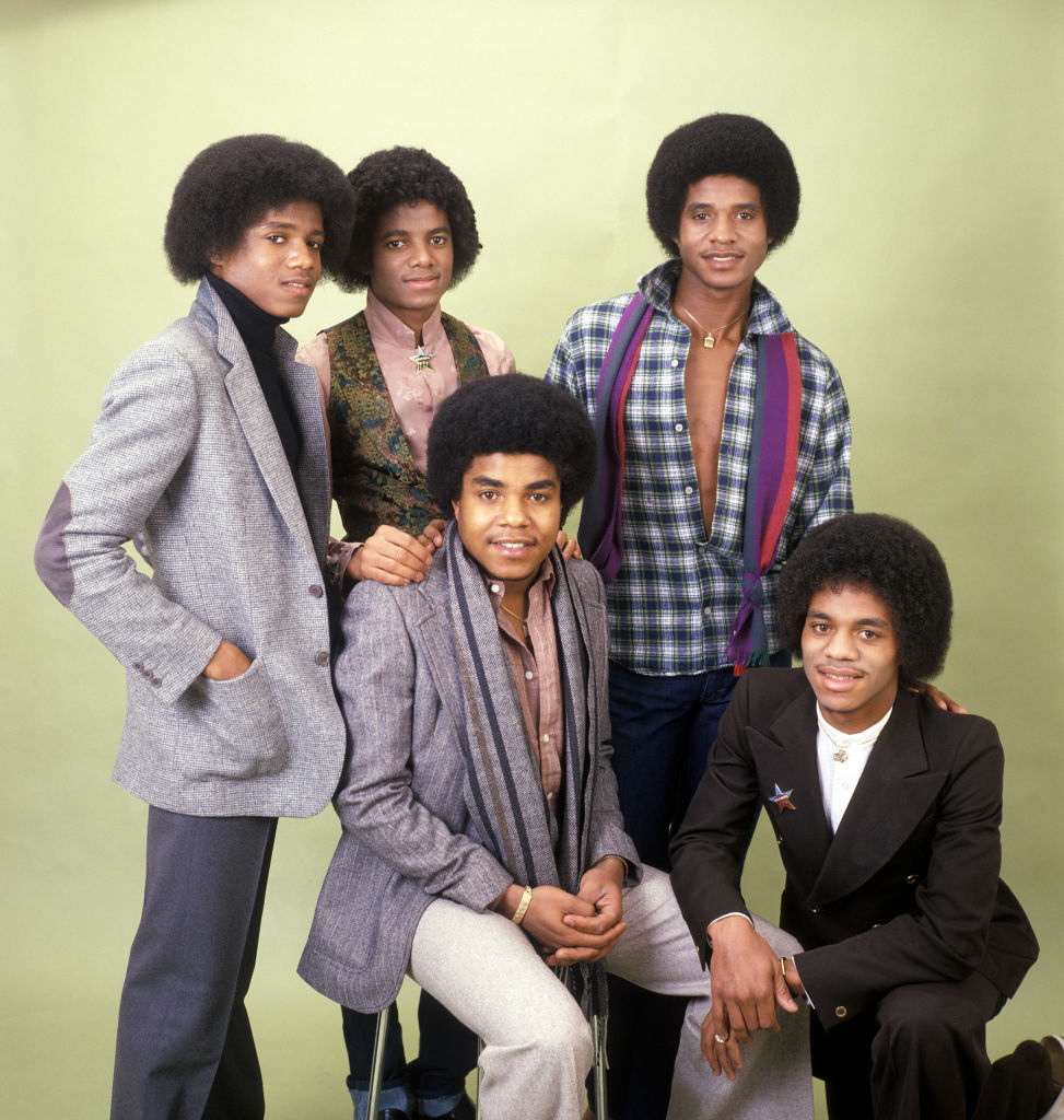 American soul-funk Motown group The Jacksons (Former Jackson 5) members: Michael Jackson and Randy Jackson, Marlon Jackson, Tito Jackson and Jackie Jackson...