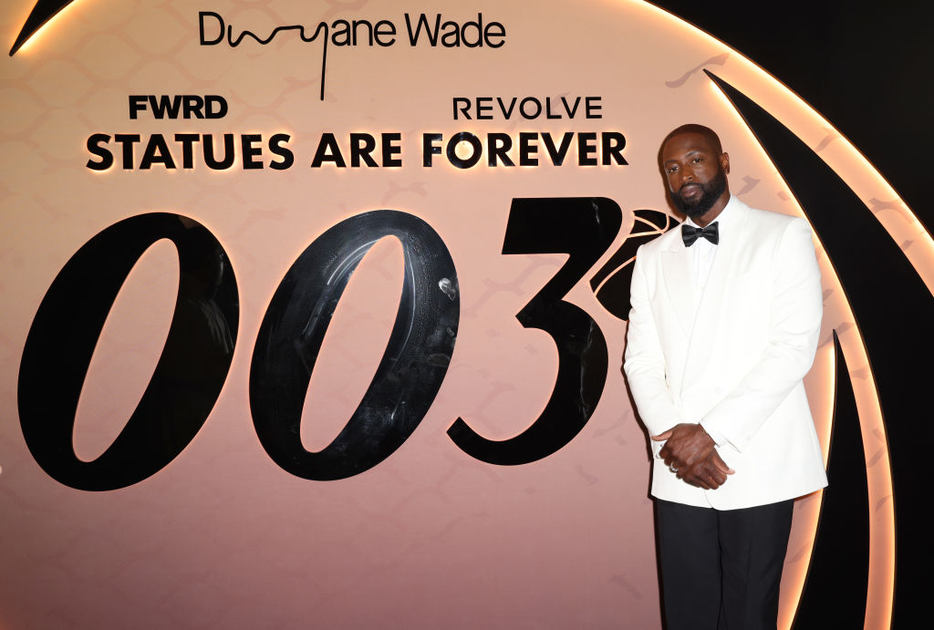 Dwyane Wade's 003 Statues Are Forever Party With FWRD At Queen Miami Beach