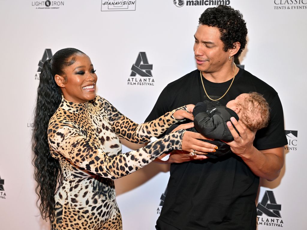 Keke Palmer, Leodis, and Darius Jackson attend 2023 Atlanta Film Festival - "Big Boss" Closing Night Screening