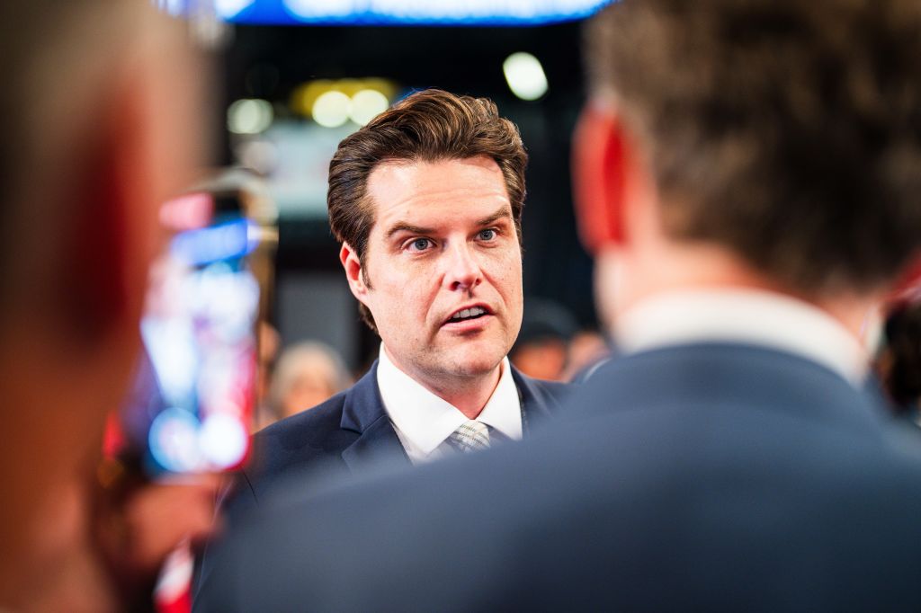 Atlanta, Georgia - June 27: U.S. Rep. Matt Gaetz (R-FL) speaks