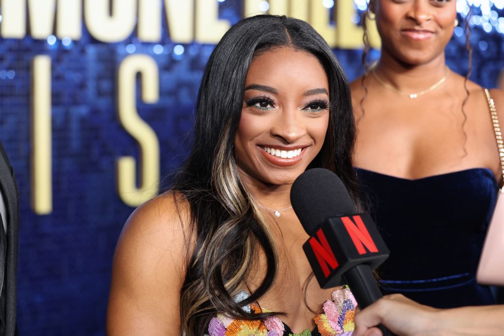 Simone Biles attends Los Angeles Premiere Of Netflix's "Simone Biles Rising: Part 2"