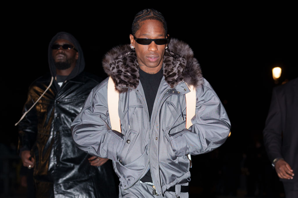 Travis Scott - Louis Vuitton: Outside Arrivals - Paris Fashion Week - Menswear Fall-Winter 2025/2026