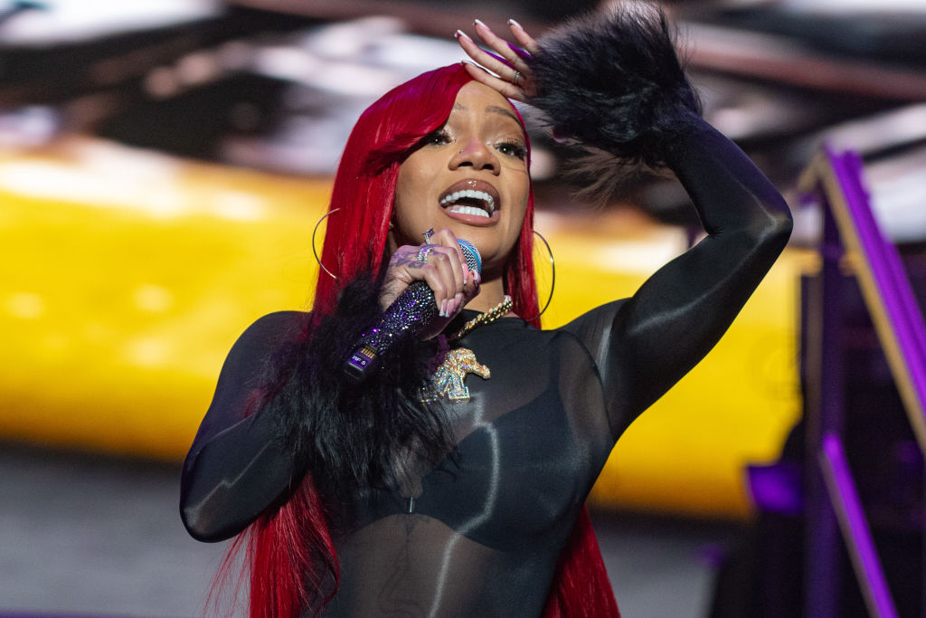 GloRilla performs at WJLB The Big Show Featuring Sexyy Red, Bossman Dlow, GloRilla, Tee Grizzley