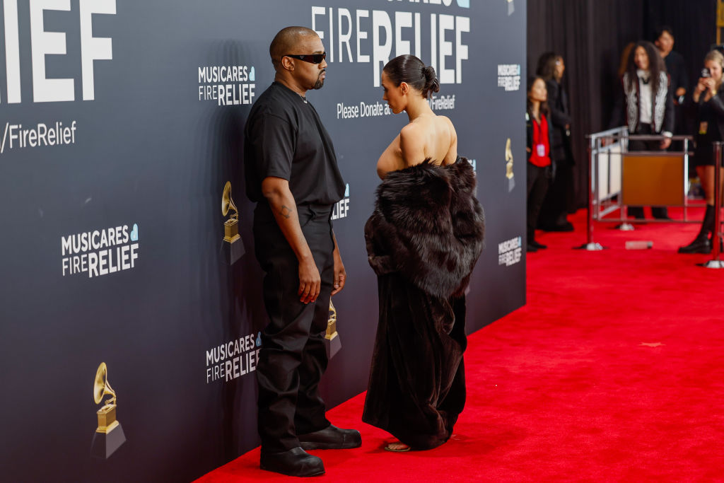 2025 Grammys, Bianca Censori, Ye, Naked, Dress, Red Carpet, nude
