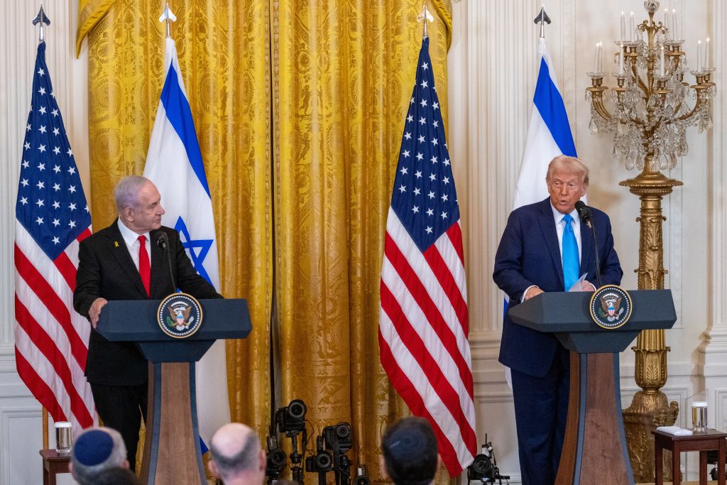 U.S.-WASHINGTON D.C.-TRUMP-NETANYAHU-MEETING
