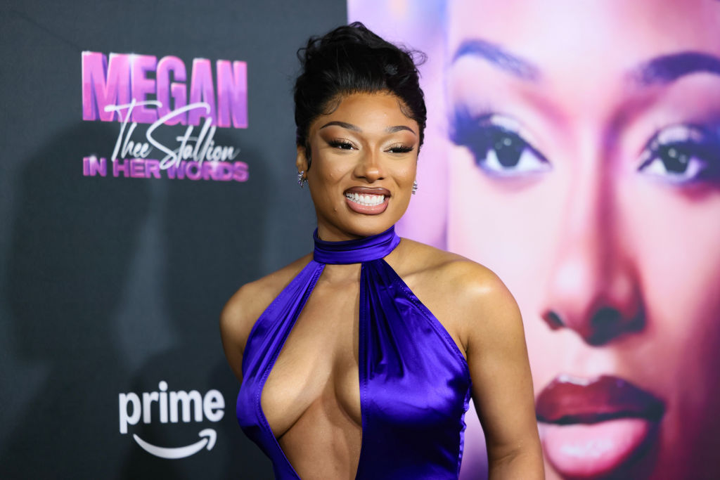 Megan Thee Stallion attends Premiere Of Amazon Prime Video's 