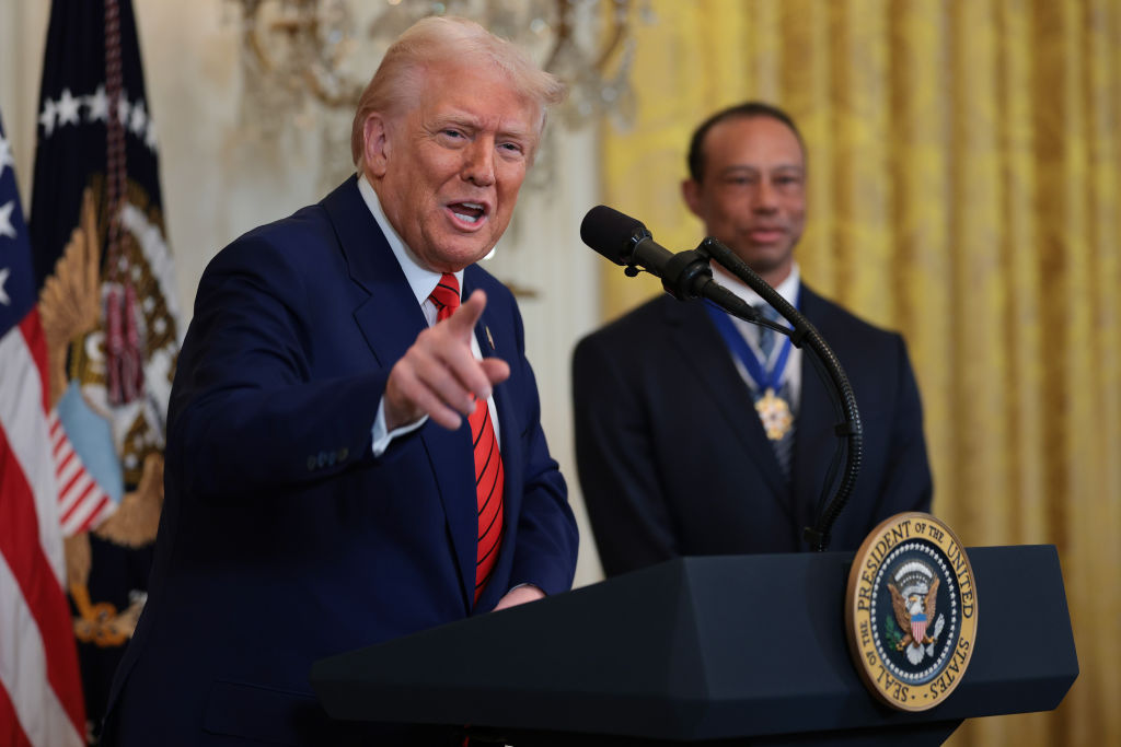 President Trump Holds Reception Honoring Black History Month In The East Room Of The White House