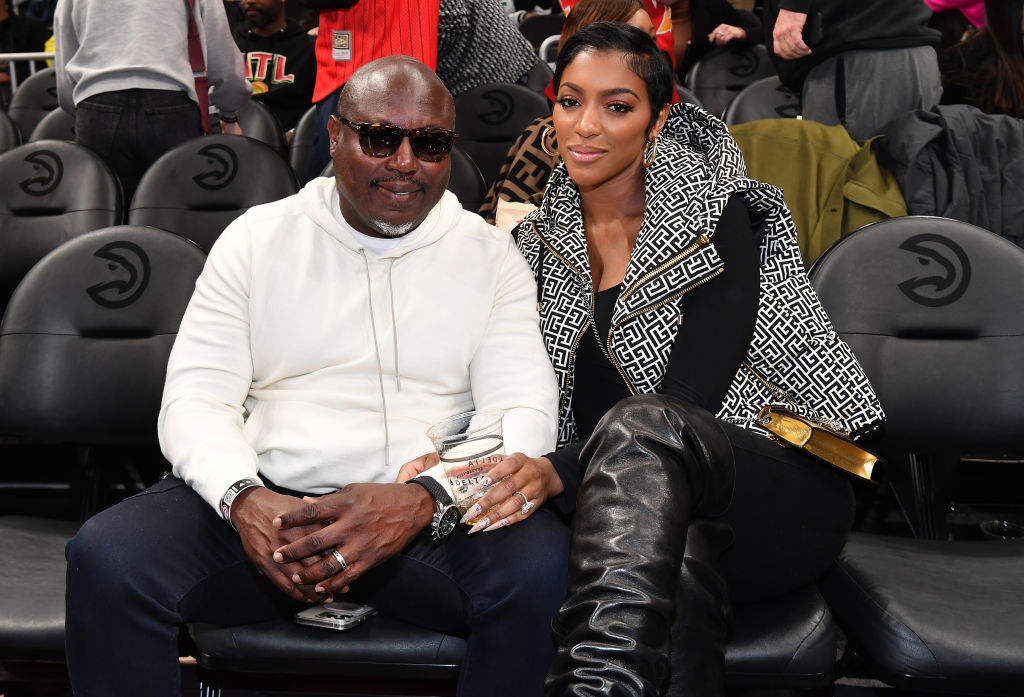 Celebrities Attend Los Angeles Lakers v Atlanta Hawks