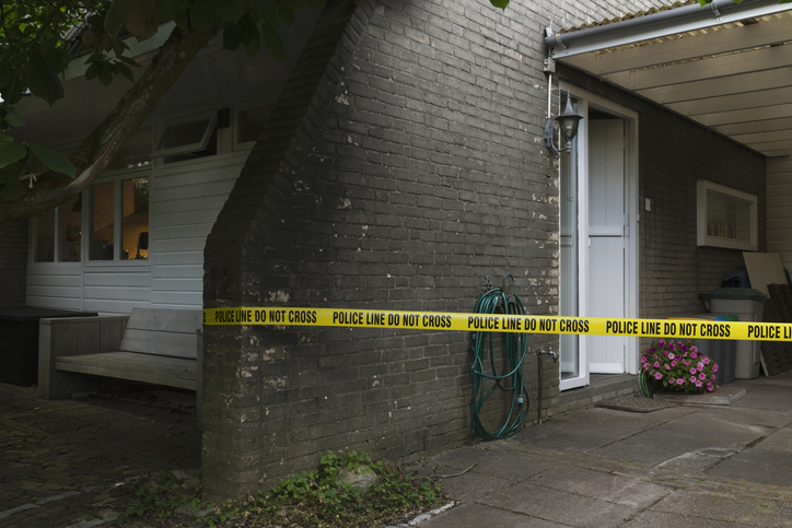 Scene of crime - house entrance