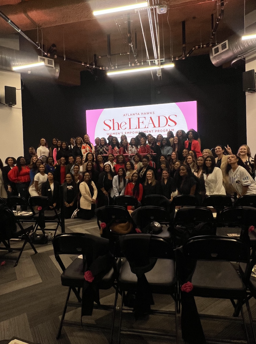 SHELeads Atlanta Hawsks