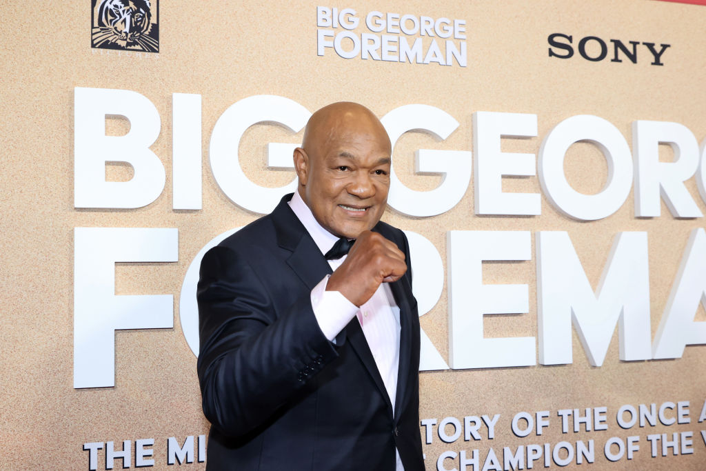 George Foreman attends World Premiere of Affirm Films and Sony Pictures Entertainment BIG GEORGE FOREMAN, Los Angeles, CA, USA - 26 Apr 2023