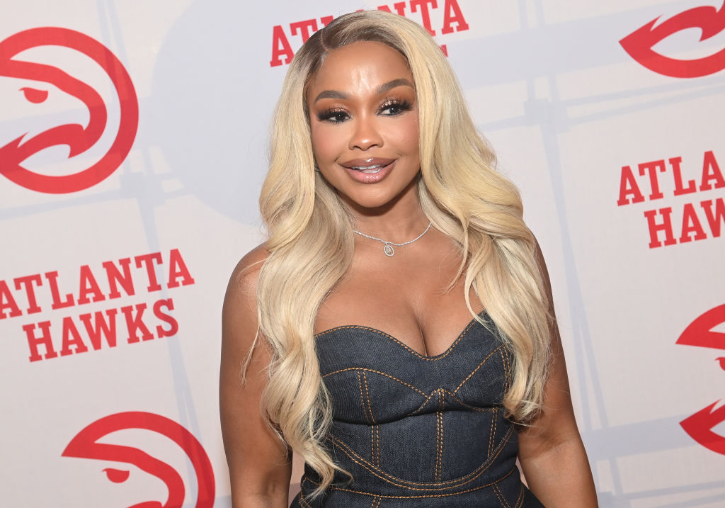 Phaedra Parks Attends Los Angeles Clippers v Atlanta Hawks