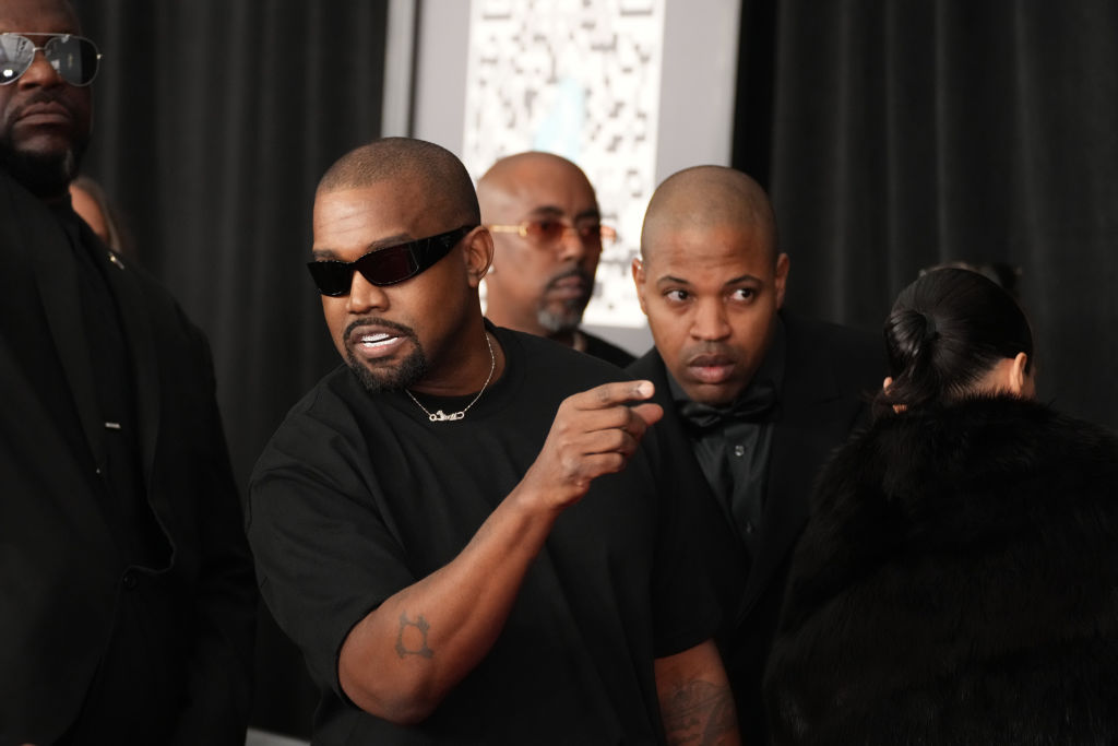 Kanye West attends 67th GRAMMY Awards - Arrivals